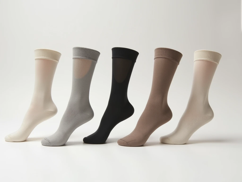 Minimalist sock design philosophy showcasing clean lines and premium materials